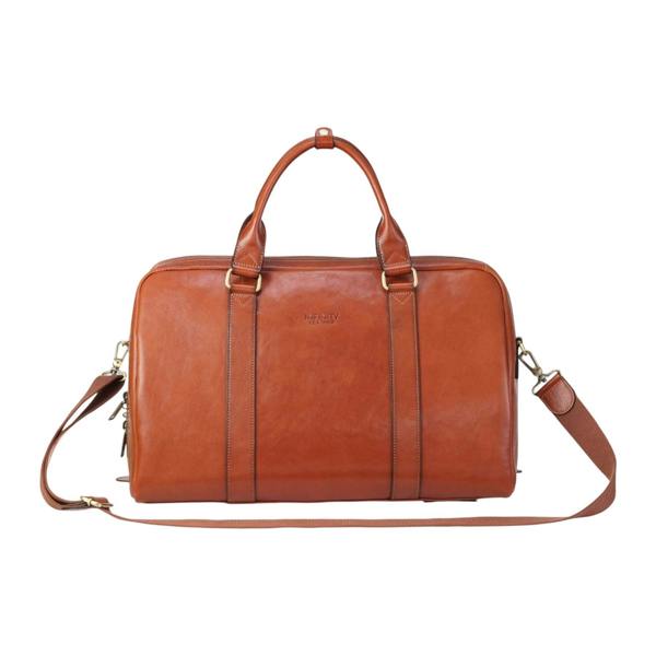 Infinity Leather Vintage Genuine Leather Holdall Duffle Gym Travel Bag - Atlas