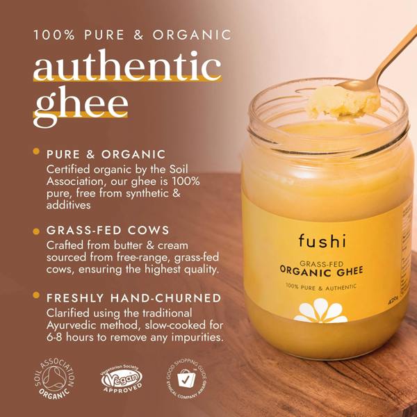Fushi Wellbeing Organic Ghee 230g