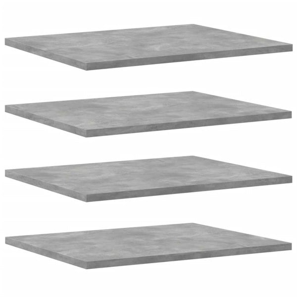 Berkfield Bookshelf Boards 8 pcs Concrete Grey 40x50x1.5 cm Engineered Wood