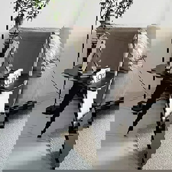 Pallas Side Table, With Magazine Rack-Weilai Concept-Weilai Concept