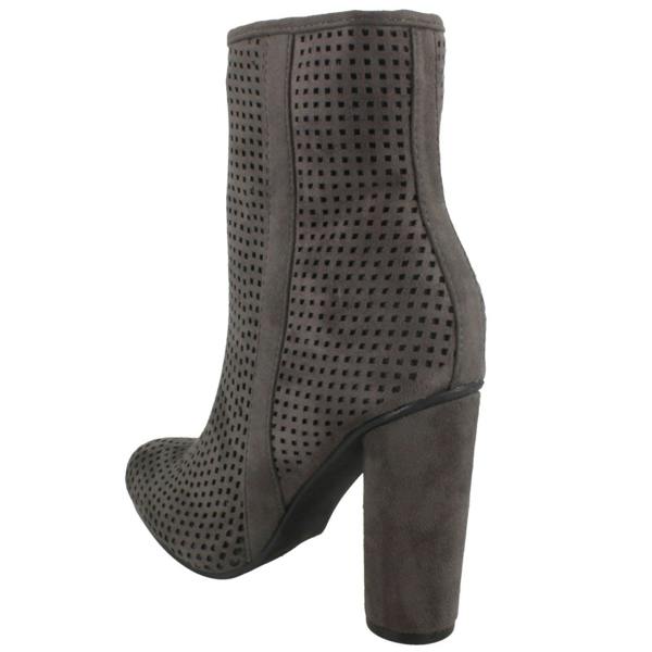 Spot On Ladies Spot On Heeled Ankle Boots