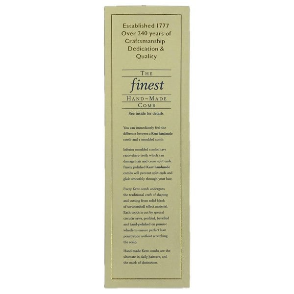 Kent Comb - Handmade 112m Pocket Comb for Coarse / Fine hair