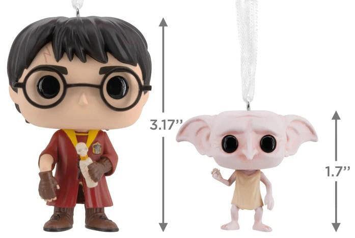 Hallmark Harry Potter - Harry and Dobby POP! Christmas Tree Ornaments