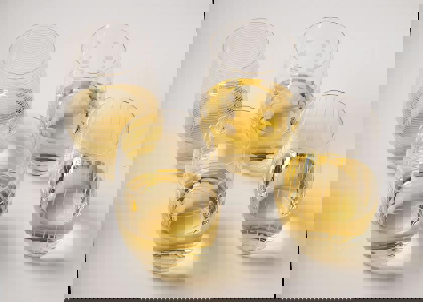 Mikasa 'Cheers' Set of 4 Etched Crystal Stemless Wine Glasses