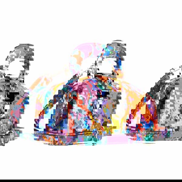 Embassy London Gazelle Mini - Summer Colours - Mini structured bag in colourful genuine leather and key