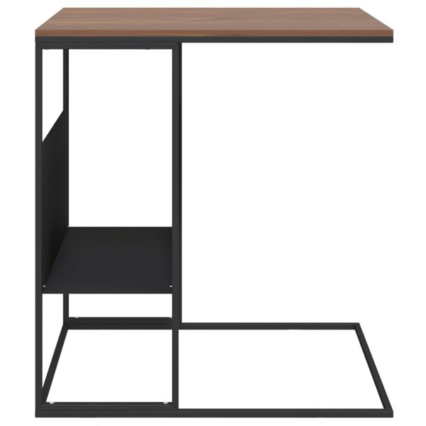 Berkfield Side Table Black 55x36x59.5 cm Engineered Wood