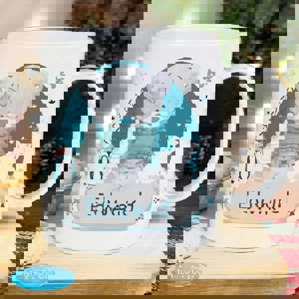 Personalised Memento Company Personalised Winter Explorer Tiny Tatty Teddy Plastic Mug