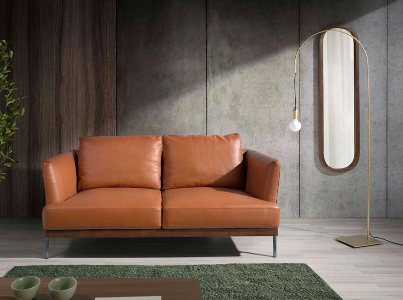 Angel Cerdá Oval walnut wall mirror 3234