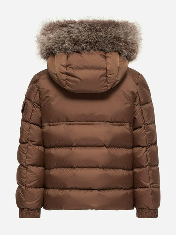 Moncler Enfant Boys Down Padded New Byronf Jacket in Brown