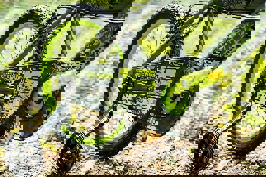 Huffy Delirium 16" Kids Bicycle - Grey/Green