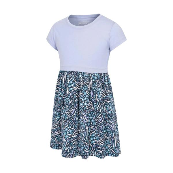 Mountain Warehouse Girls Petal Abstract Midi Dress - Purple - 