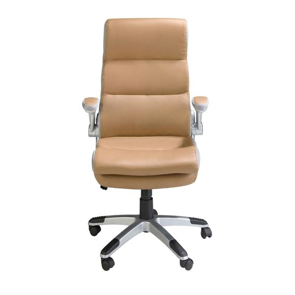 Angel Cerdá Brown leatherette swivel office chair 4141