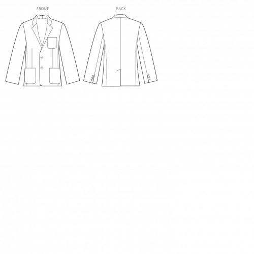 Simplicity Sewing Pattern 8962, Jackets, Suits for Men, AA (34-36-38-40-42) - Intermediate