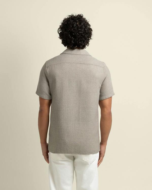 Larsson & Co Wray - Chevron Short Sleeve Shirt