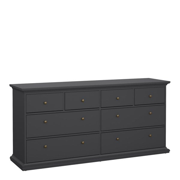 Furniture To Go Paris Chest of 8 Drawers in Matt Grey