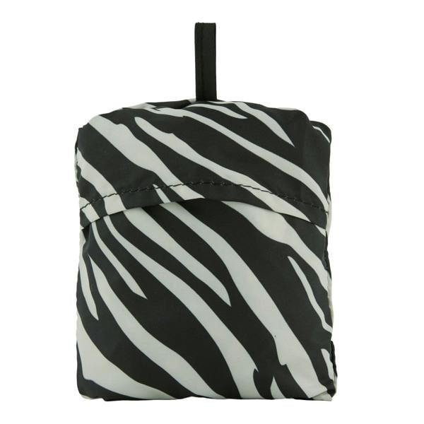 Regatta Zebra Print Packaway Shopper Bag - Black/Light Vanilla - 