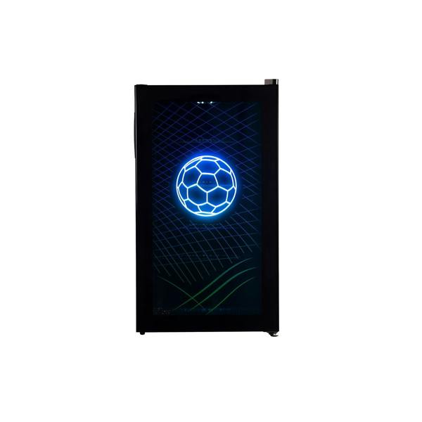 Willow WFBC98B 98L Under Counter Football Edition Beverage Cooler – Black