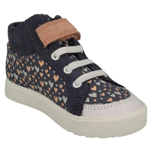 Clarks Girls Clarks Pattern Detailed Ankle Boots City Hop K