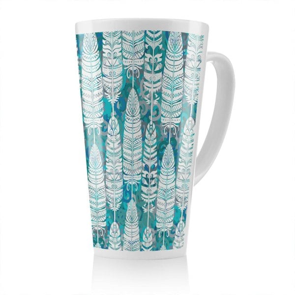 Benjamin Tate Design Tribal Art Animal Latte Mug