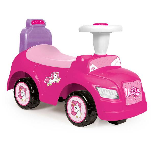 Dolu Unicorn Step Car 2-In-1 Kids Girls Ride On Toy - Pink