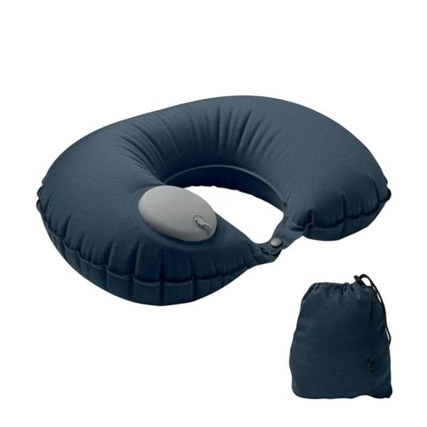 MidOcean Inflatable Heddow Travel Pillow - Blue - 