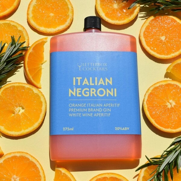 Letterbox Cocktails Italian Negroni Mini 100ml - Premium Cocktail Gift Delivered to Any Letterbox