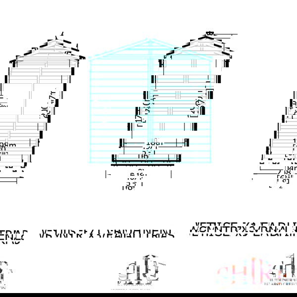 Shire Westminster & Verandah 13x7 12mm interlock Clad wooden Summerhouse - Best Shed