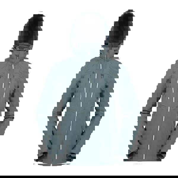 Mountain Warehouse Womens/Ladies Genesis Windproof Soft Shell Jacket - Khaki Green