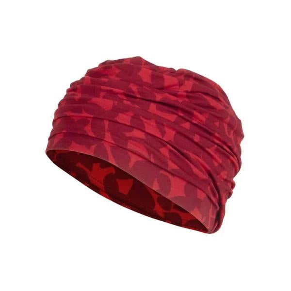 Red Fashy Vario soft fabric cap in multi camouflage pattern