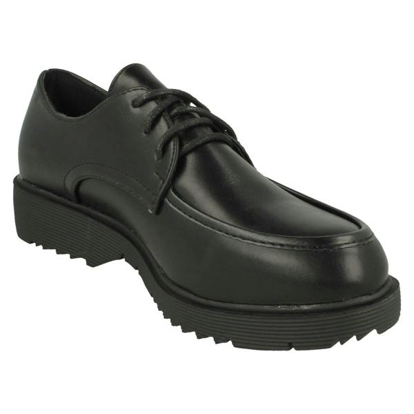 Spot On Ladies Spot On Lace Up Chunky Sole Shoes F90095