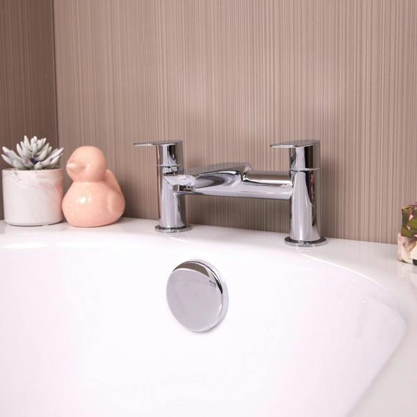 Flode Halleberg Bath Filler - Polished Chrome Finish