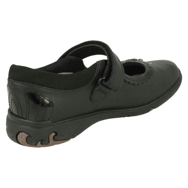 Clarks Girls Clarks Shell Detailed School Shoes Sea Shimmer K
