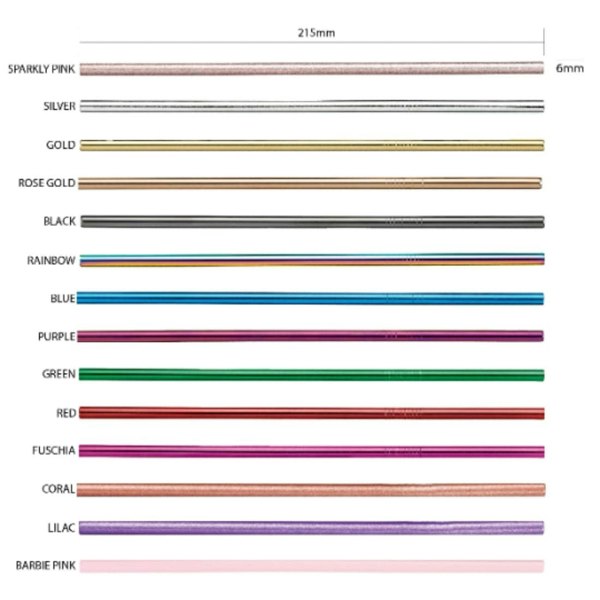 Personalised Metal Straws - MYLEE London