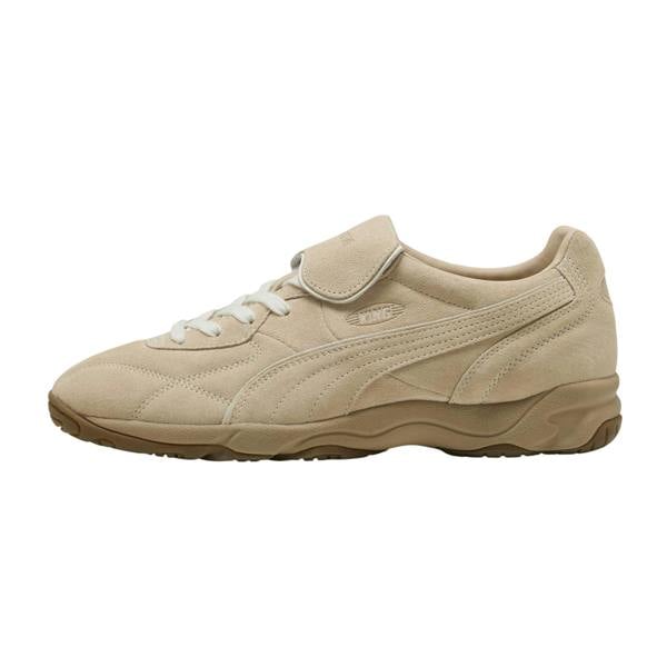 Puma Mens King Cow Leather Trainers - Sand - 