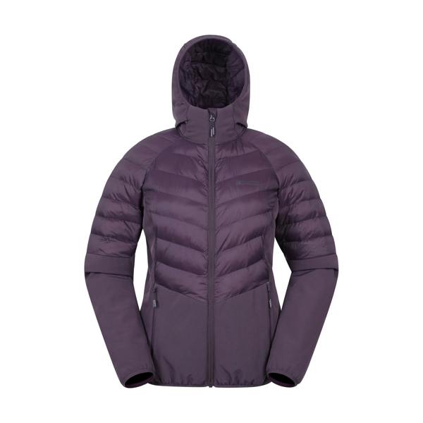 Mountain Warehouse Womens/Ladies Agile Padded Soft Shell Jacket - Purple - 