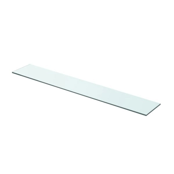Berkfield Shelf Panel Glass Clear 80x12 cm