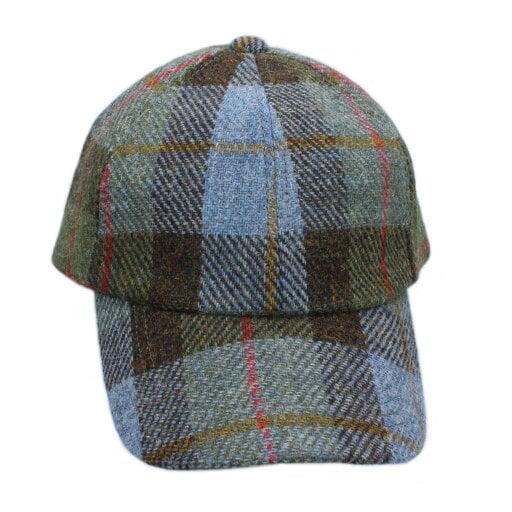 Heather Hats & Accessories Harris Tweed Baseball Trucker Cap, Cotton Lining, Outdoor Wear