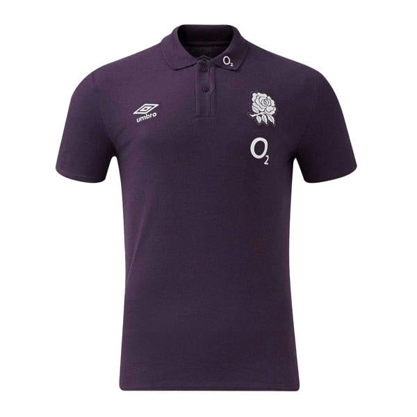 Umbro Mens England Rugby Polo Shirt - Nightshade - 
