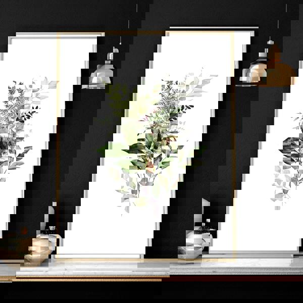 Greenery wall painting | set of 3 wall art prints