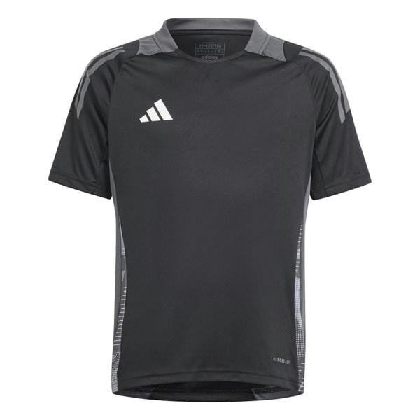 Adidas Childrens/Kids Tiro 24 T-Shirt - Black/Dark Grey - 