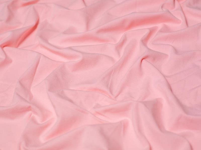 Minerva Core Range Minerva Heavy Cotton Jersey Stretch Knit Fabric - Plain Design Dressmaking Fabric, 160 cm / 63" Wide - per metre