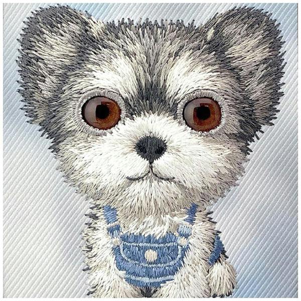 Nimmy Friends Nimmy Big Eye Cute Pet Yorkie Dog Case with MagSafe for iPhone 17 6.3" Grey Blue - N-XDY-IP17-027