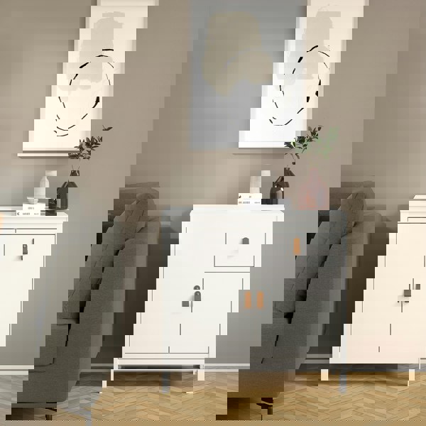 Furniture To Go Barcelona Sideboard 2 doors + 1 drawer in White