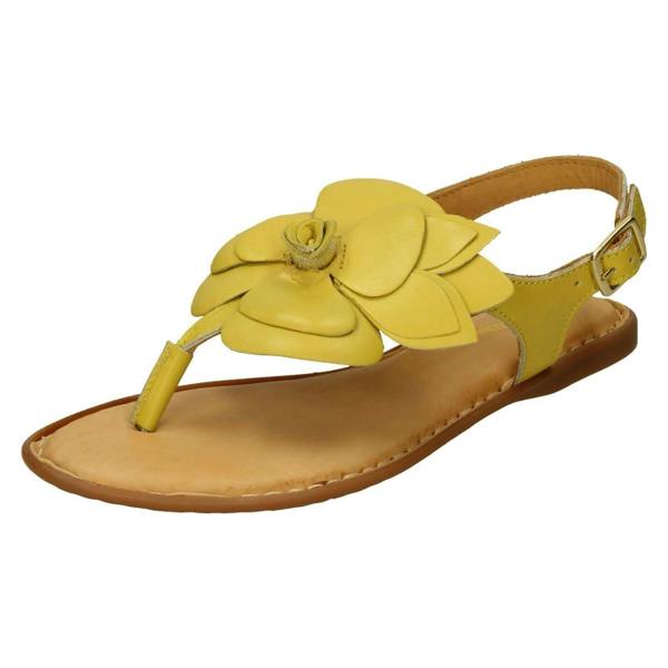 Leather Collection Ladies Leather Collection Toepost Sandals F00207