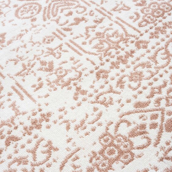 The Rugs Montana Vintage Cream Rose Rug | 3716