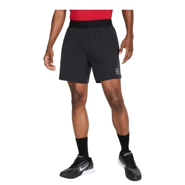 Nike Mens Advantage Lightweight Regular Shorts - Black/White - 