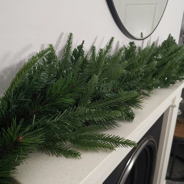 Samuel Alexander Premier 1.8M Festive Norfolk Pine Christmas Garland PE/PVC Tips