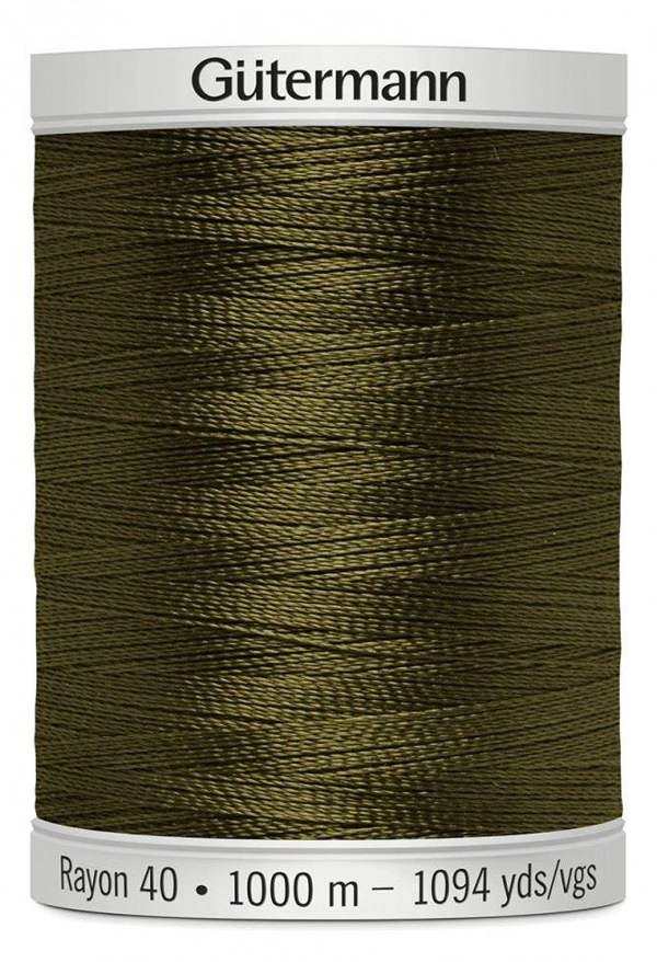 Gutermann No 40 Sulky Rayon Embroidery Thread 1000m Rayon Thread Suitable For Embroidery