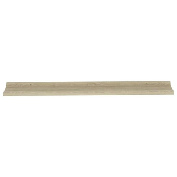 Berkfield Wall Shelves 2 pcs Sonoma Oak 115x9x3 cm