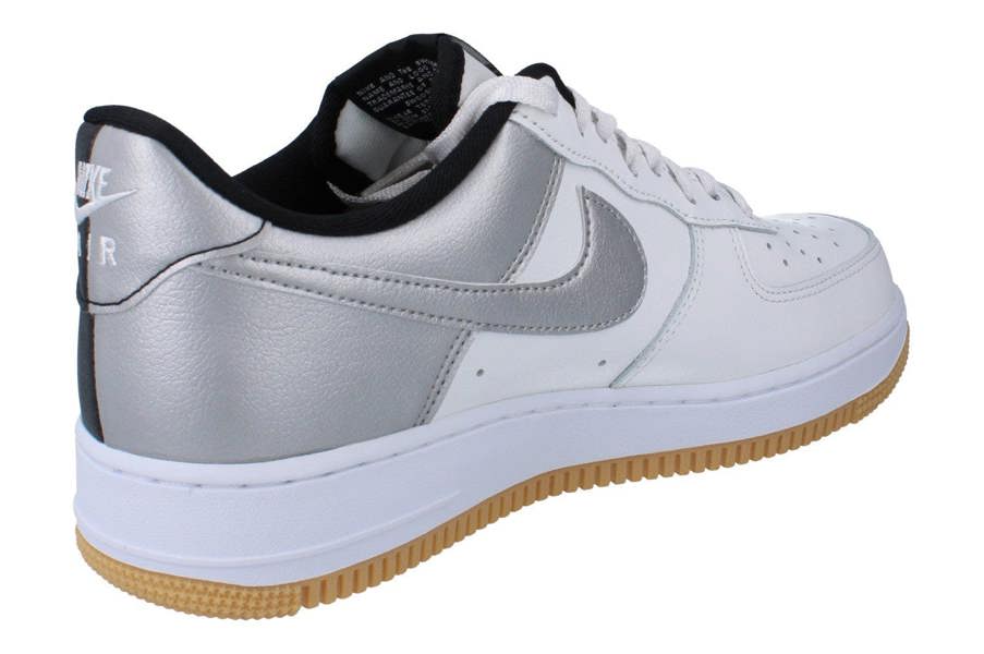 Nike Air Force 1 07 Lv8 Mens Trainers Ib6847 Shoes  100 - Summit White Black 100 - Photo 2